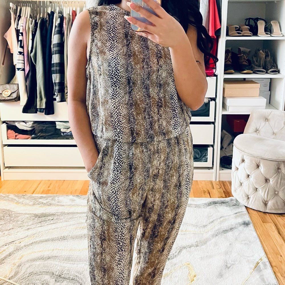 Ecote Patterned Pocket Jumpsuit - image 2